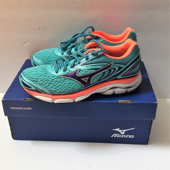 Mizuno Wave Inspire 13 Blue Running Shoes Sz 6.0 - Picture 3 of 8